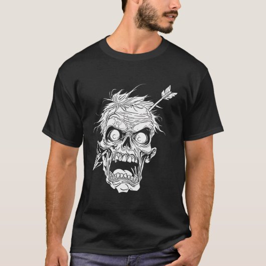 Zombie Halloween - Monster Zombie T-shirt (Voorkant)
