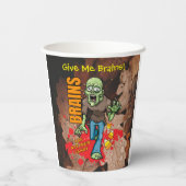  Zombie Halloween Papieren Kopjes Bekers (Achterkant)