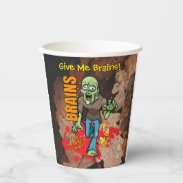 Zombie Halloween Papieren Kopjes Papieren Bekers