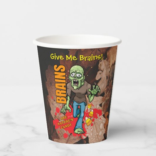  Zombie Halloween Papieren Kopjes Papieren Bekers (Voorkant)