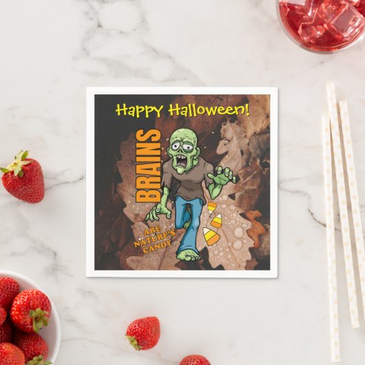 Zombie Halloween Papieren servetten (Insitu)