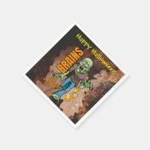 Zombie Halloween Papieren servetten (Hoek)
