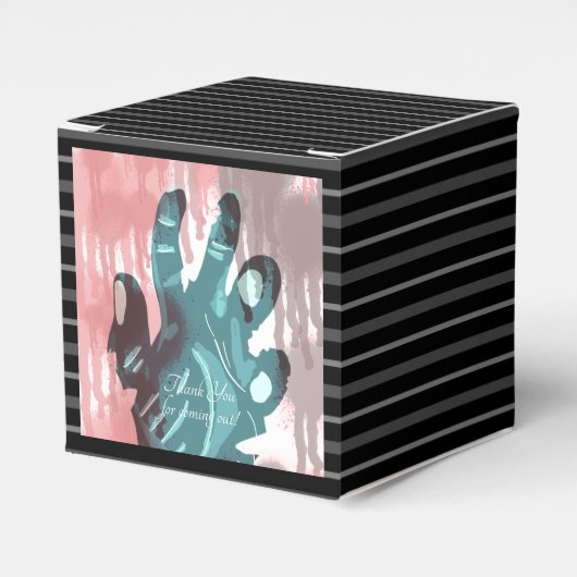 Zombie Halloween Party Favor Box Bedankdoosjes (Voorkant Zijde)