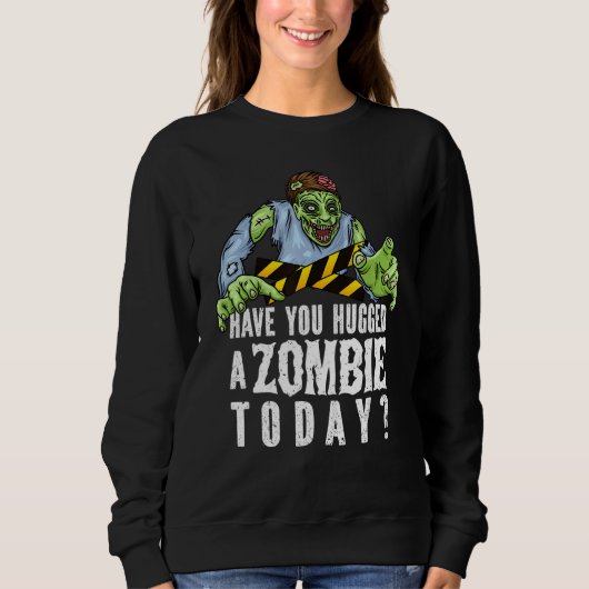 Zombie Halloween T-shirt Zombie Liefhebber (Voorkant)