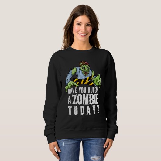 Zombie   Halloween Tee Zombie Lover Trui (Voorkant volledig)