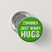 Zombie Halloween-toets Ronde Button 3,2 Cm (Voorkant /achterkant)
