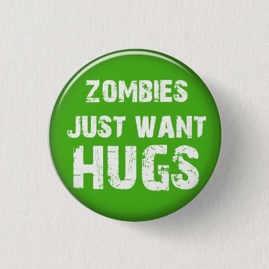 Zombie Halloween-toets Ronde Button 3,2 Cm (Voorkant)