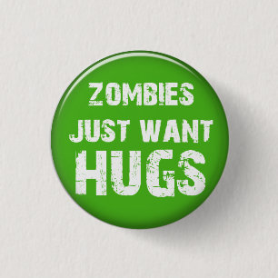 Zombie Halloween-toets Ronde Button 3,2 Cm