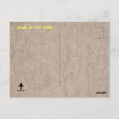 ZOMBIE HALLOWEEN-uitnodiging Briefkaart (Achterkant)