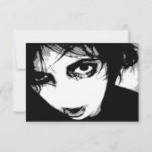 zombie halloween-uitnodiging kaart (Voorkant)