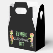 Zombie Halloween verjaardagsfeestgunst doos Bedankdoosjes (Geopend)