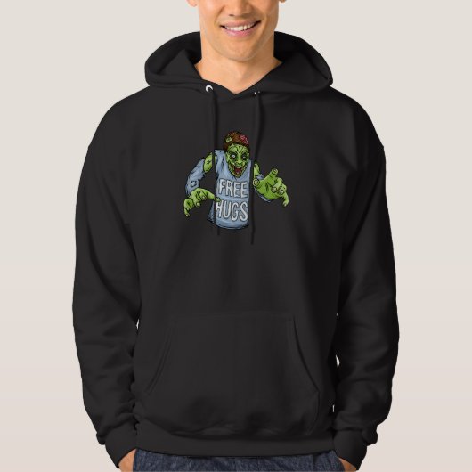 Zombie Halloween Zombie Hoodie (Voorkant)