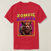 Zombie Hamster grappig T-shirt (Design voorkant)