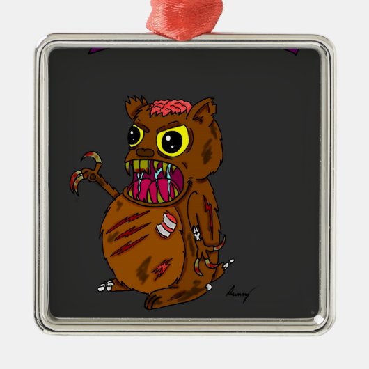 Zombie Hamster Ornament (Voorkant)