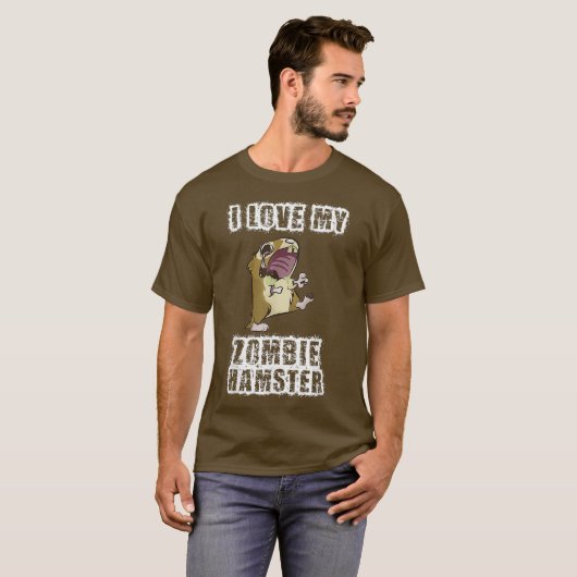 Zombie Hamster T-shirt (Voorkant volledig)
