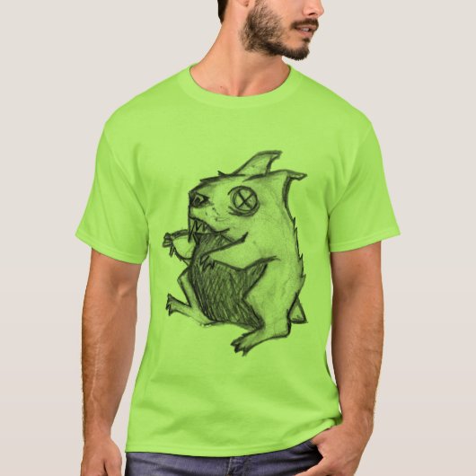Zombie Hamster T-shirt (Voorkant)