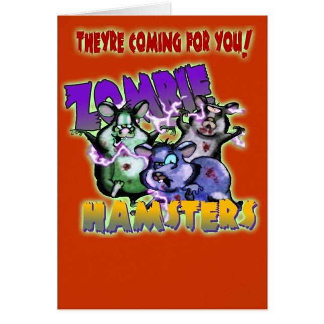 ZOMBIE HAMSTERS! (Voorkant)