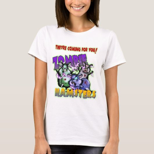 ZOMBIE HAMSTERS! T-SHIRT (Voorkant)