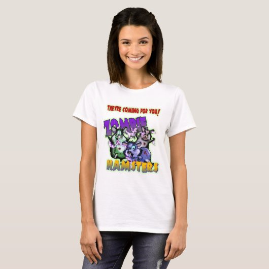 ZOMBIE HAMSTERS! T-SHIRT (Voorkant volledig)