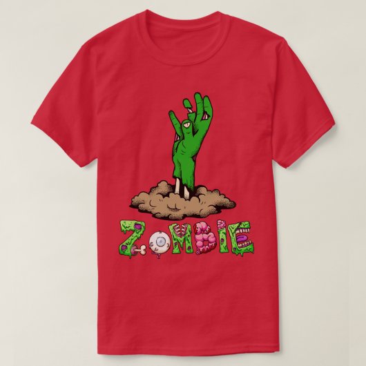 Zombie Hand 3 T-shirt (Design voorkant)