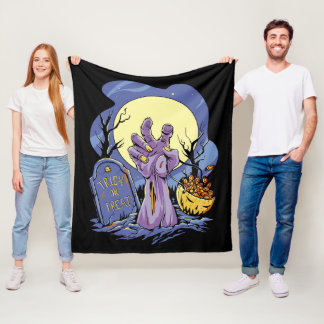 Zombie Hand Halloween  Fleece Deken