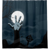 Zombie Hand Halloween Shower Curtain Douchegordijn (Voorkant)
