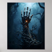 Zombie Hand komt uit Grave Enge Halloween Poster (Voorkant)