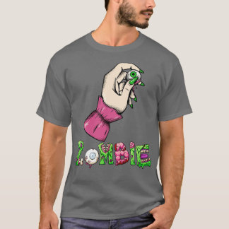 Zombie Hand met oogbol T-shirt