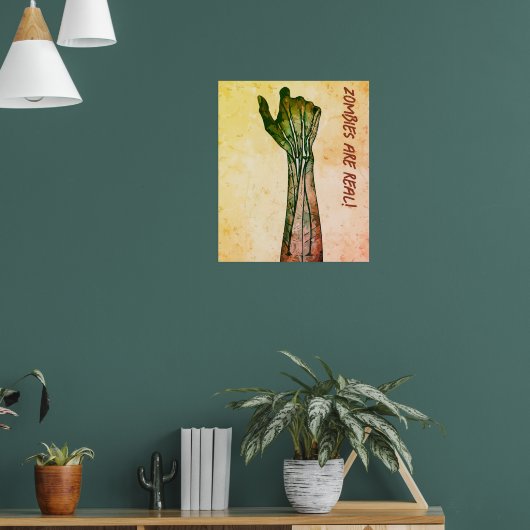 Zombie Hand Poster (Woonkamer 1)