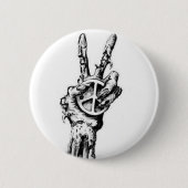 zombie hand ronde button 5,7 cm (Voorkant)