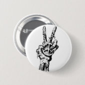 zombie hand ronde button 5,7 cm (Voorkant /achterkant)