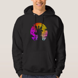 Zombie Hand Scary Colorful Halloween Hoodie