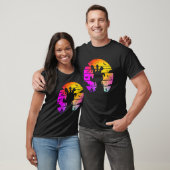 Zombie Hand Scary Colorful Halloween T-shirt (Unisex)