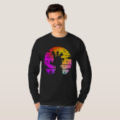Zombie Hand Scary Colorful Halloween T-shirt (Voorkant volledig)