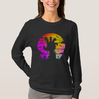 Zombie Hand Scary Colorful Halloween T-shirt