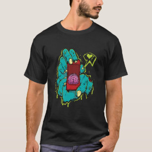 Zombie Hand Wedding Voorstel Betrokken bij paarden T-shirt