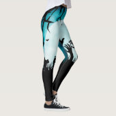 Zombie Hands All-Over Print Halloween Leggings (Rechts)
