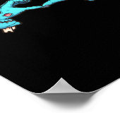 Zombie Hands Heart Halloween Spooky Poster (Hoek)