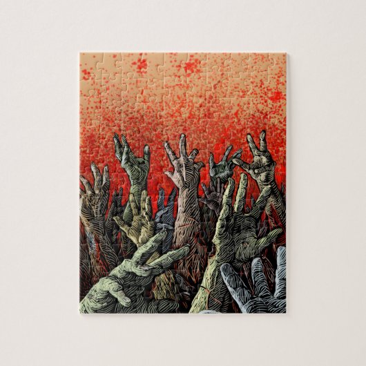 Zombie Hands Puzzle Legpuzzel (Verticaal)