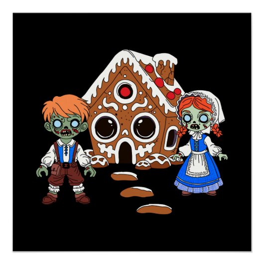 Zombie Hansel en Gretel Perfect Poster (Voorkant)