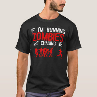 Zombie hardlopen voor mannen vrouwen Halloween har T-shirt