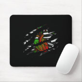 Zombie Hart En Botten Grafisch Muismat (Met muis)