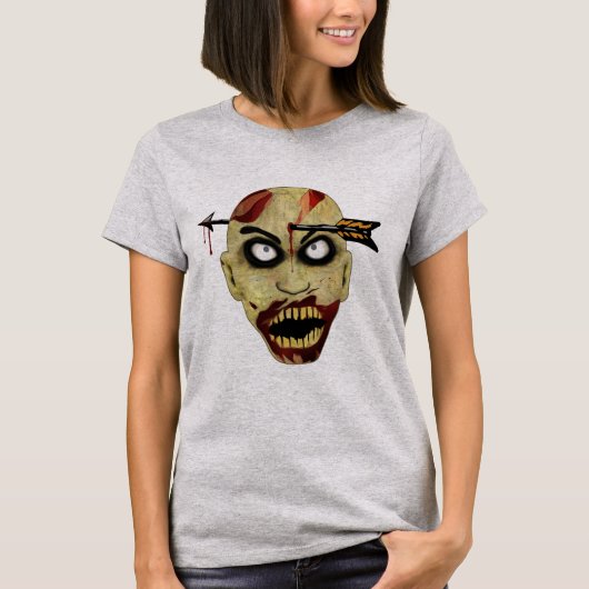 Zombie Head Dead T-shirt (Voorkant)