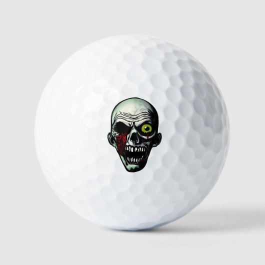 Zombie Head Golfballen (Voorkant)