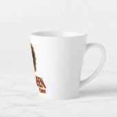 ZOMBIE HEAD Het is de Halloween Time Latte Mok (Rechts)