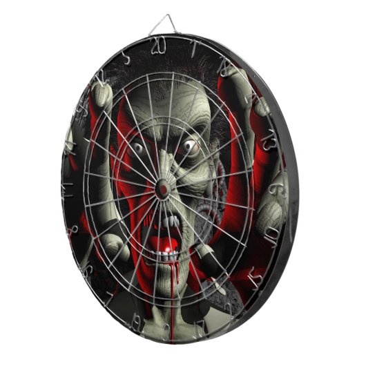 Zombie Head-Shot Dart Board Dartbord (Voorkant Rechts)