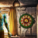 Zombie Head Shot Dartbord<br><div class="desc">Gnarly zombie design dartboard. Doel voor het hoofd.</div>