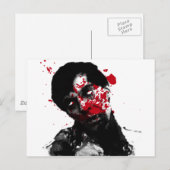 Zombie Head Shot Products Briefkaart (Voorkant / Achterkant)