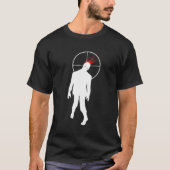 zombie Head Shot. -zwart T-shirt (Voorkant)