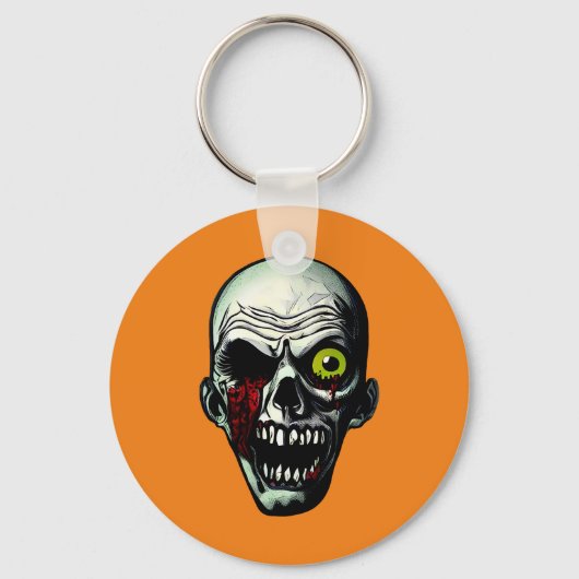 Zombie Head Sleutelhanger (Voorkant)